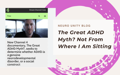 The Great ADHD Myth? Not From Where I Am Sitting